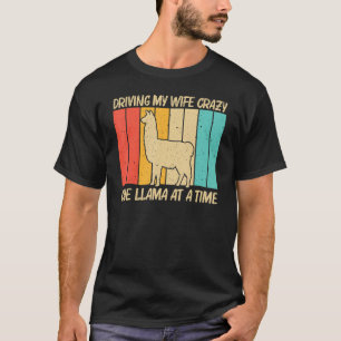 T-shirt Llama Pour Hommes Garçons Papa Llama Ferme Animal