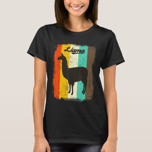 T-shirt Llama Rétro pour les Amoureux de Llama