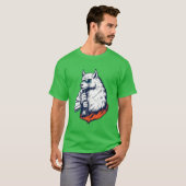 T-shirt Llama Rock Star Cool (Devant entier)