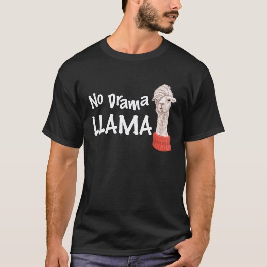 T-shirt Llama sans drame (Devant)