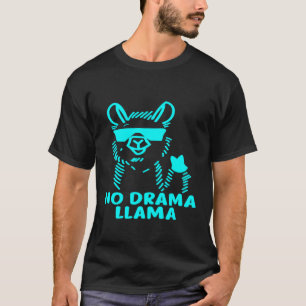 T-shirt Llama sans drame Alpaga Carl Idée Arc-en-ciel