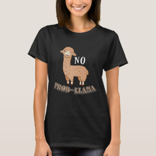 T-shirt Llama sans problème Alpaca sans problème Mignon