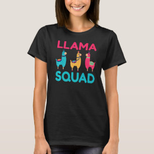 T-shirt Llama Squad Alpaca Llama 1