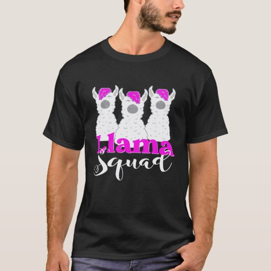 T-shirt Llama Squad Alpaga (Devant)