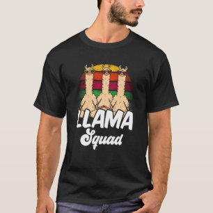 T-shirt Llama Squad Animal Cute Llamas Dit