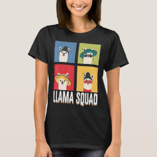 T-shirt Llama Squad animal mignon Casquette Llama