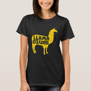 T-shirt Llama Squad pour garçons filles adultes qui aiment