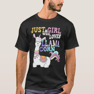 T-shirt Llama Unicorn Apparel. Juste Une Fille Qui Aime Ll