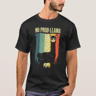 T-shirt Llama Vintage Pour Hommes Femmes Garçons Filles Al
