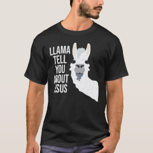 T-shirt Llama vous parler de Jésus Bible chrétienne Évan