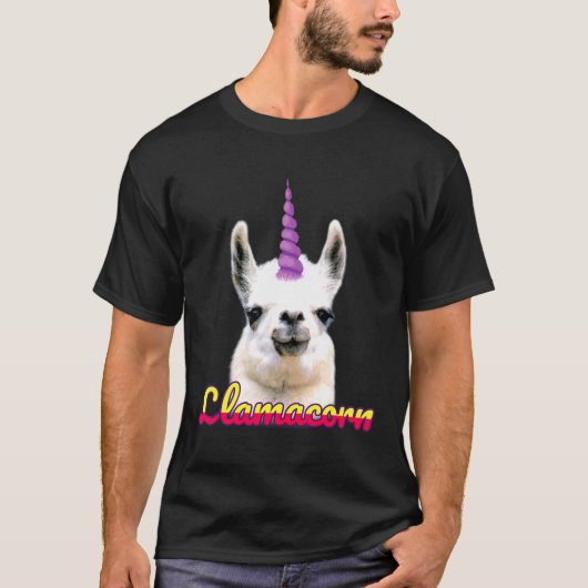 T-shirt Llamacorn Llama Unicorn Cute (Devant)