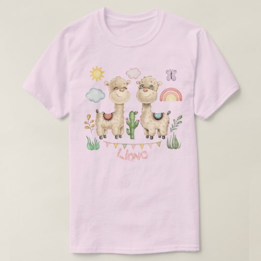 T-shirt Llamas (Design devant)