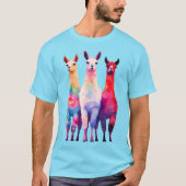 T-shirt Llamas Prismatique (Devant)