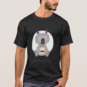 T-shirt Llamaste Namaste Alapaca Yoga Yogi Ferme Zen