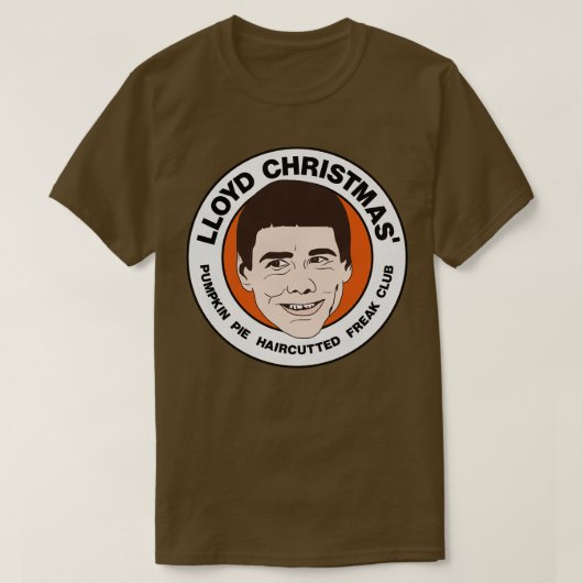 T-shirt Lloyd Christmas Citrouille Pie Haircuted Freak Clu (Design devant)
