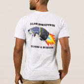 T-shirt LM2500 avec 30 000 HP/T&B - Clr lumineux (Dos)