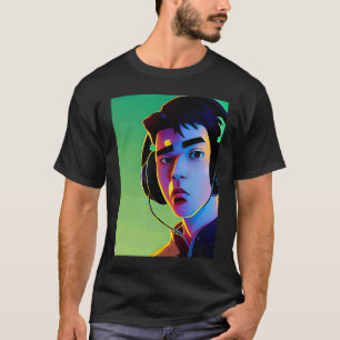 T-shirt Lo fi hip hop chillhop chill chill bat l'esthétiqu