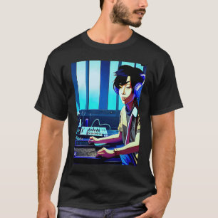 T-shirt Lo fi hip hop chillhop chill chill bat l'esthétiqu