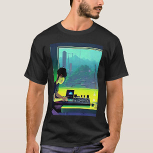 T-shirt Lo fi hip hop chillhop chill chill bat l'esthétiqu