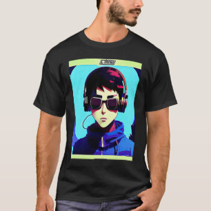 T-shirt Lo fi hip hop chillhop chill chill bat l'esthétiqu