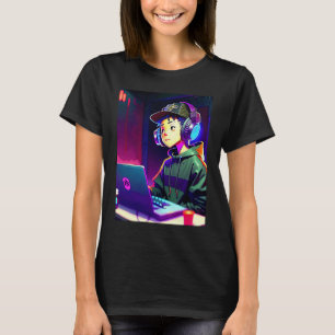 T-shirt Lo fi hip hop chillhop chill chill bat lofi esthét