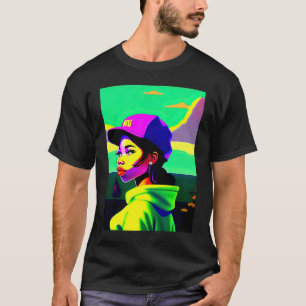 T-shirt Lo fi hip hop chillhop chill chill bat lofi esthét