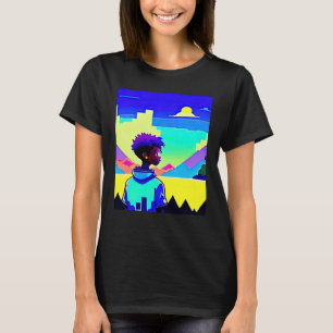 T-shirt Lo fi hip hop chillhop chill chill bat lofi esthét