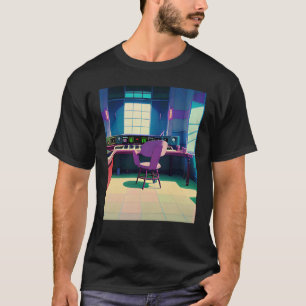 T-shirt Lo fi hip hop chillhop chill chill bat lofi esthét