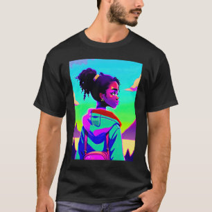 T-shirt Lo fi hip hop chillhop chill chill bat lofi esthét