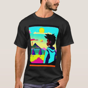 T-shirt Lo fi hip hop chillhop chill chill bat lofi esthét