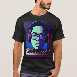 T-shirt Lo fi hip hop chillhop chill chill bat studio aest