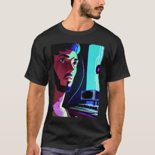 T-shirt Lo fi hip hop chillhop chill chill bat studio aest
