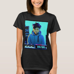 T-shirt Lo fi hip hop chillhop chill chill bat studio aest