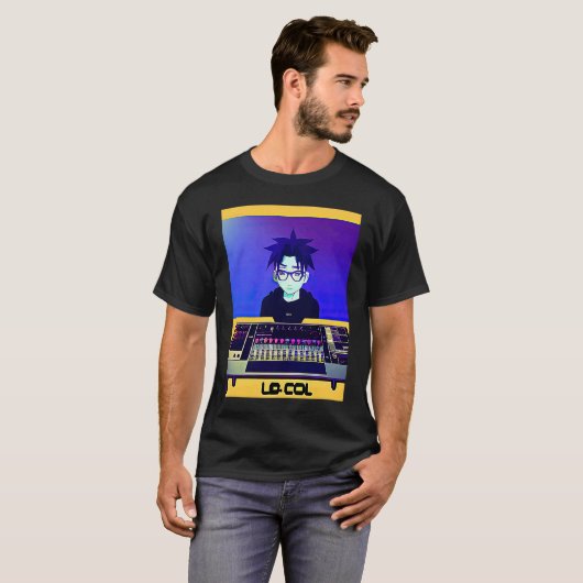 T-shirt Lo fi hip hop chillhop chill chill bat studio aest (Devant entier)