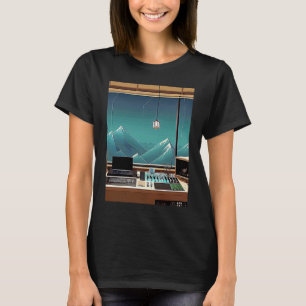 T-shirt Lo fi hip hop chillhop chill chill bat studio aest