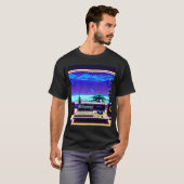 T-shirt Lo fi hip hop chillhop chill chill bat studio aest (Devant entier)