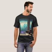 T-shirt Lo fi hip hop chillhop chill chill bat studio aest (Devant entier)
