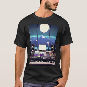 T-shirt Lo fi hip hop chillhop chill chill bat studio aest