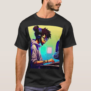 T-shirt Lo fi hip hop refroidissement chillhop bat l'esthé