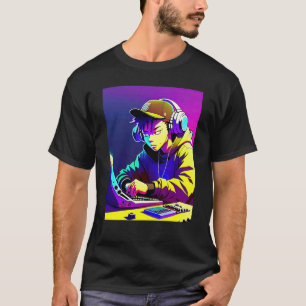 T-shirt Lo fi hip hop refroidissement chillhop bat l'esthé