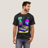 T-shirt Lo fi hip hop refroidissement chillhop bat l'esthé (Devant entier)
