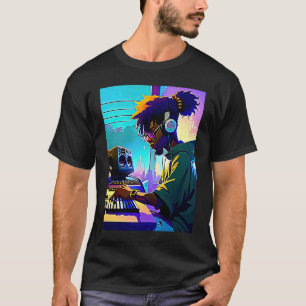 T-shirt Lo fi hip hop refroidissement chillhop bat l'esthé