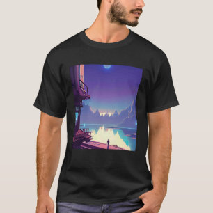 T-shirt Lo fi hip hop refroidissement chillhop bat l'esthé