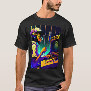 T-shirt Lo fi hip hop refroidissement chillhop bat l'esthé