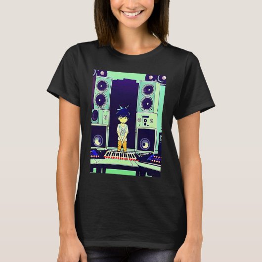 T-shirt Lo fi hip hop refroidissement chillhop bat l'esthé (Devant)
