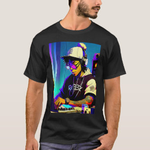 T-shirt Lo fi hip hop refroidissement chillhop bat l'esthé