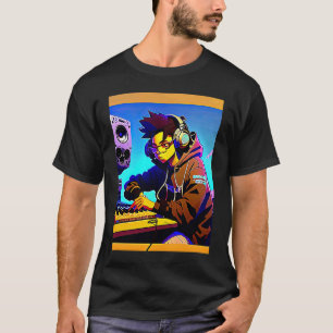 T-shirt Lo fi hip hop refroidissement chillhop bat l'esthé