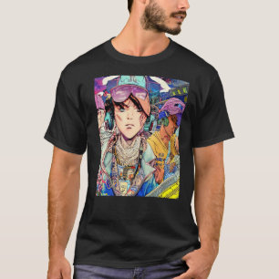 T-shirt Lo fi hip hop refroidissement chillhop battements