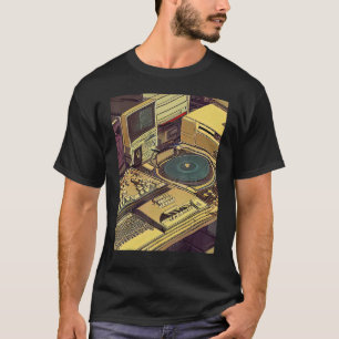 T-shirt Lo fi refroidissement hip hop bat design_7