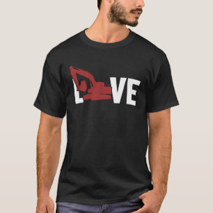 T-shirt Loader hydraulique Loader Backhoe Driver Excavator